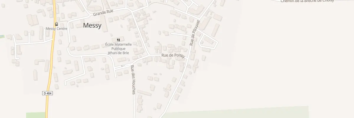 Plan du 20 Rue de Poissy à Messy