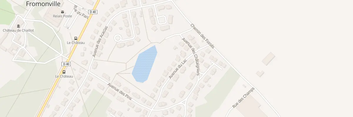 Plan du 3 Av du Lac à Moncourt-Fromonville