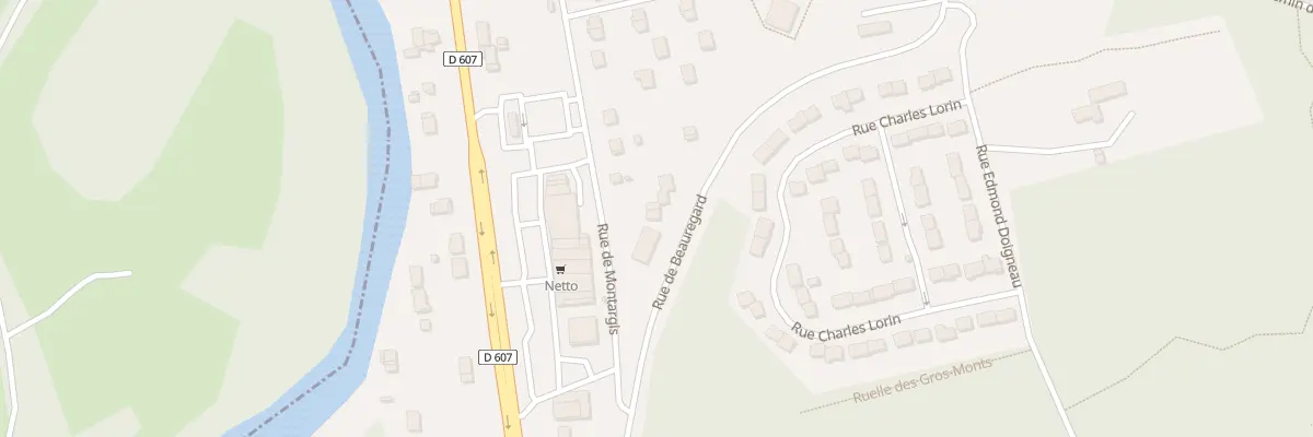 Plan du 108 Rue du Beauregard à Nemours