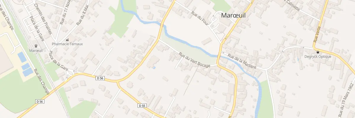 Plan du 15 Rue du Vert Bocage à Marœuil