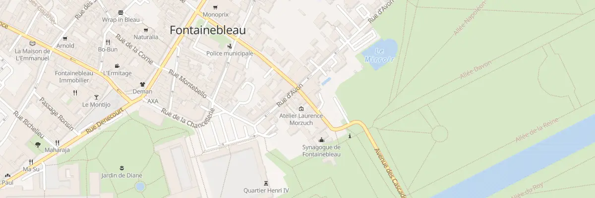 Plan du 24 Rue Paul Séramy à Fontainebleau