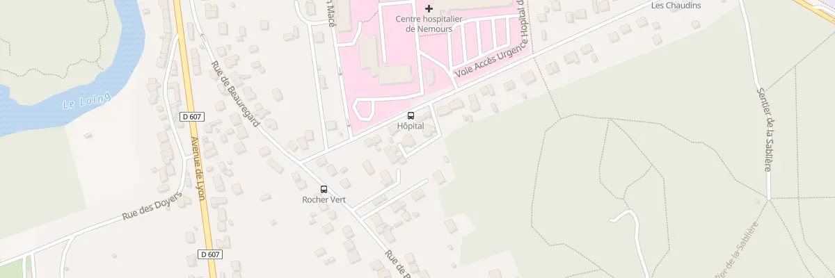 Plan du 14 Rue des Chaudins à Nemours