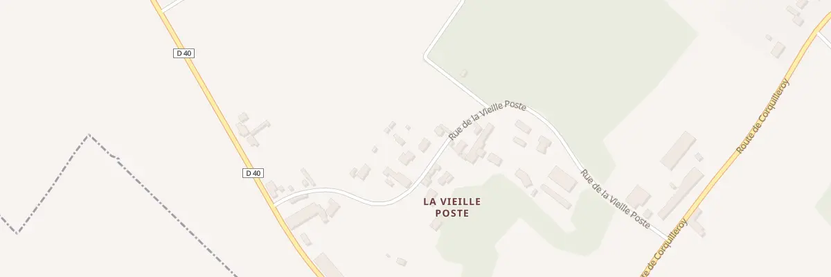 Plan du 6 Ham de la Vielle Poste à Girolles