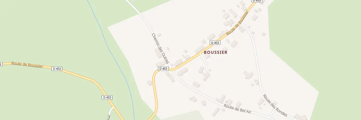 Plan du 1383 Rte de Boussier à Durdat-Larequille