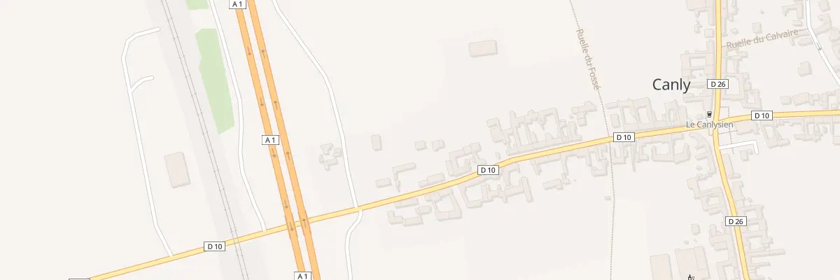 Plan du 38 Rue de la Gare à Canly