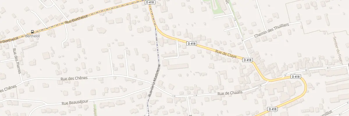 Plan du 83 Rue de Claye à Thorigny-sur-Marne