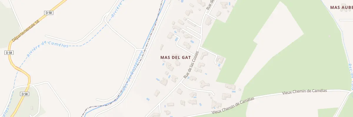 Plan du 20B Rue de las Costes à Castelnou