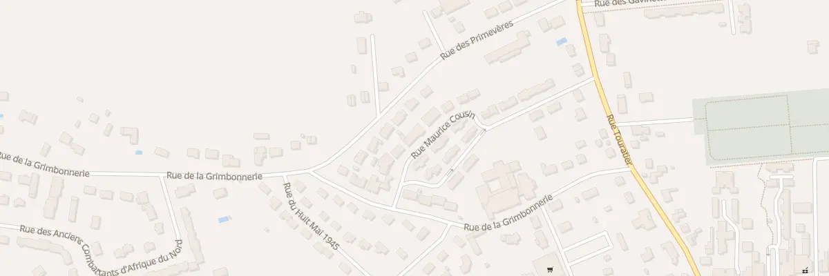 Plan du 28 Rue Maurice Cousin à Villemandeur