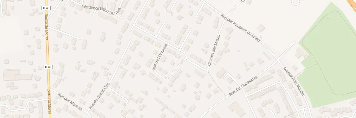 Plan du 16 Rue du Lunain à Nemours