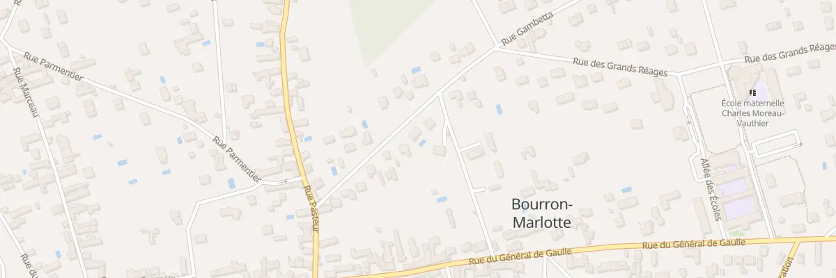 Plan du 14B Rue Gambetta à Bourron-Marlotte