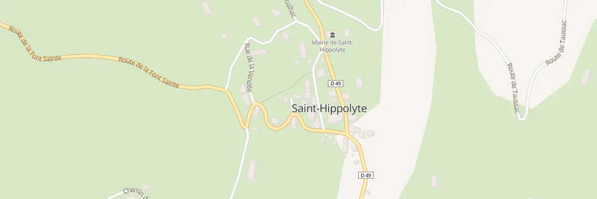 Plan du 5066 Le Bourg à Saint-Hippolyte