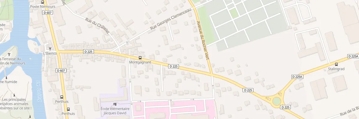 Plan du 59 Rue de Montgagnant à Nemours