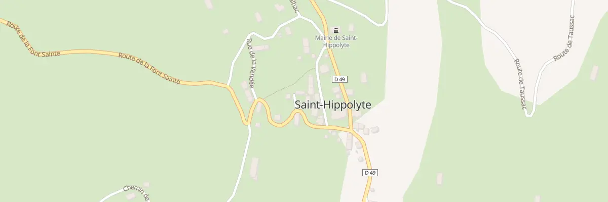 Plan du 5065 Le Bourg à Saint-Hippolyte
