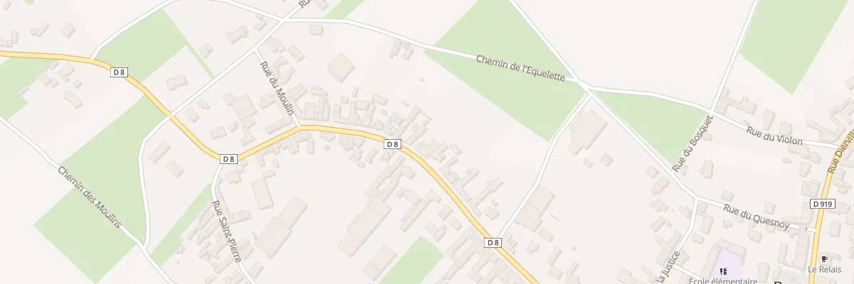 Plan du 52 Rue du Moulin à Bucquoy