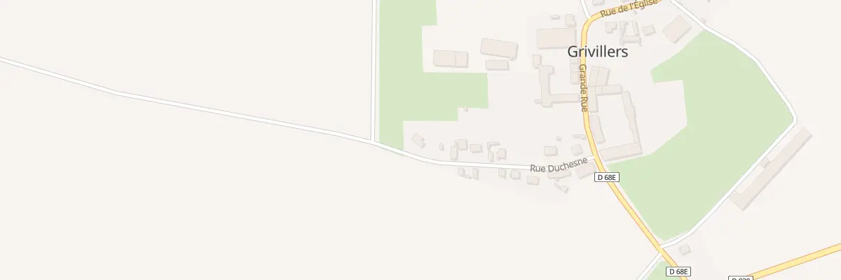 Plan du 20 Rue Duchesne à Grivillers