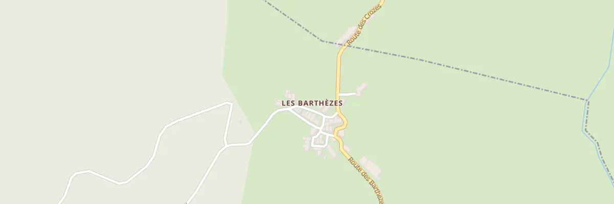 Plan du 517 Les Barthezes à La Salvetat-sur-Agout