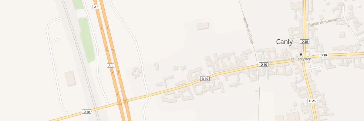 Plan du 36 Rue de la Gare à Canly