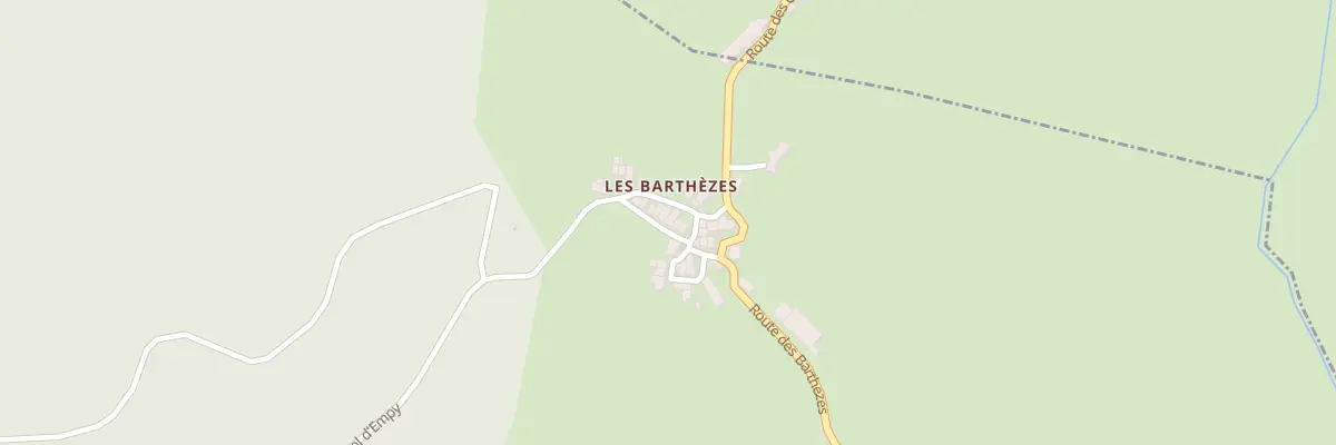 Plan du 527 Les Barthezes à La Salvetat-sur-Agout