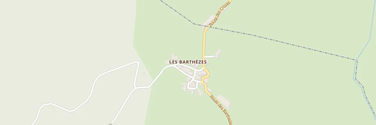 Plan du 6631F Les Barthezes à La Salvetat-sur-Agout