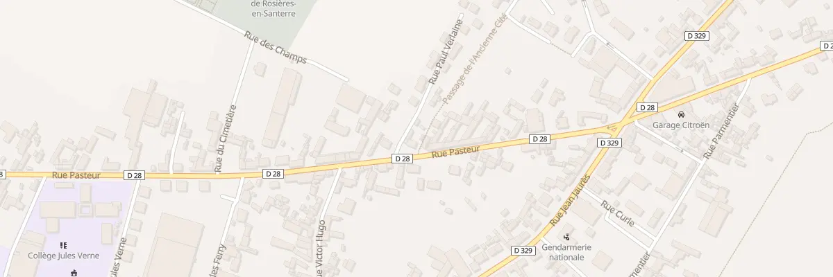 Plan du 26 Rue Pasteur à Rosières-en-Santerre
