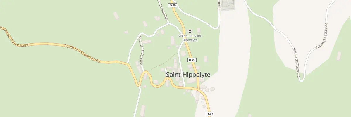 Plan du 5067 Le Bourg à Saint-Hippolyte