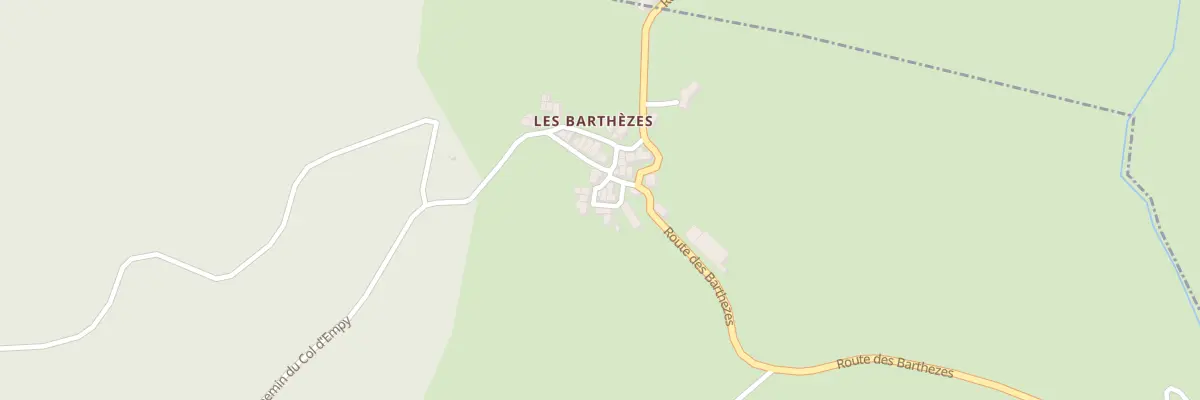 Plan du 524 Les Barthezes à La Salvetat-sur-Agout