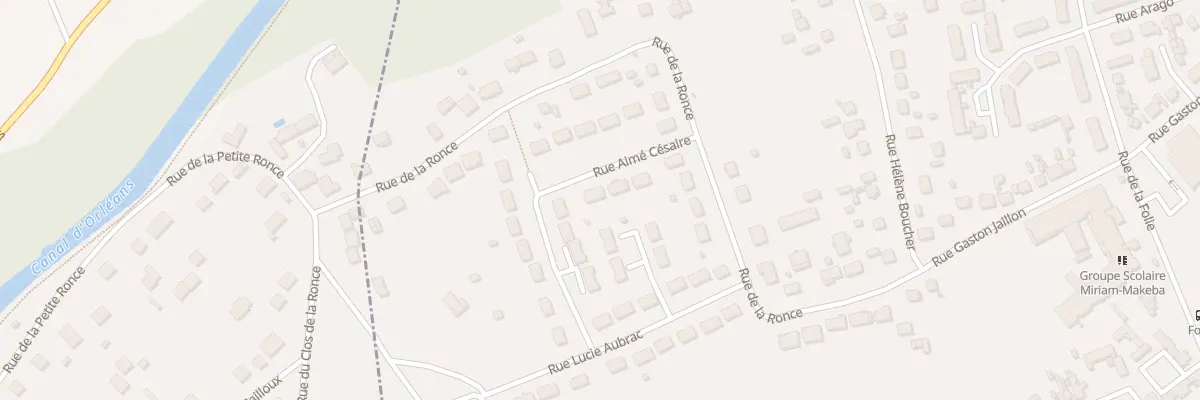 Plan du 21 Rue Aimé Césaire à Châlette-sur-Loing