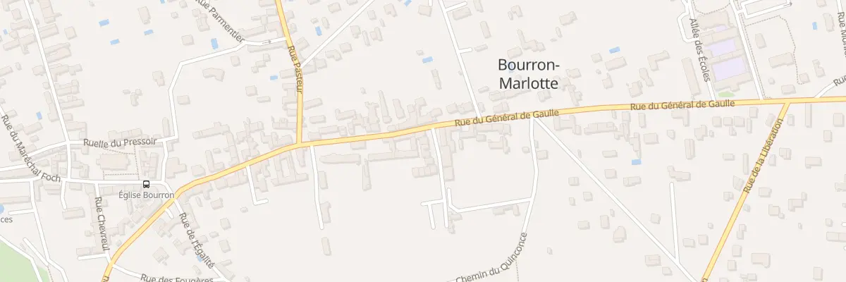Plan du 68A Rue du Gen de Gaulle à Bourron-Marlotte