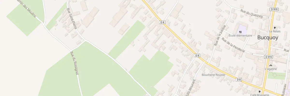 Plan du 35 Rue du Moulin à Bucquoy