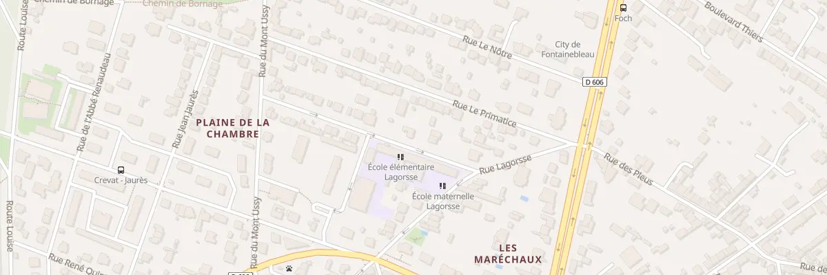 Plan du 15 Rue Emile Cheysson à Fontainebleau