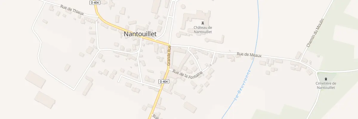 Plan du 23 Rue de Meaux à Nantouillet