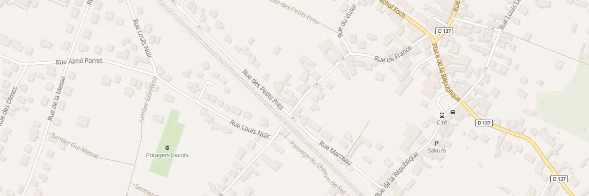 Plan du 46B Rue de France à Bois-le-Roi