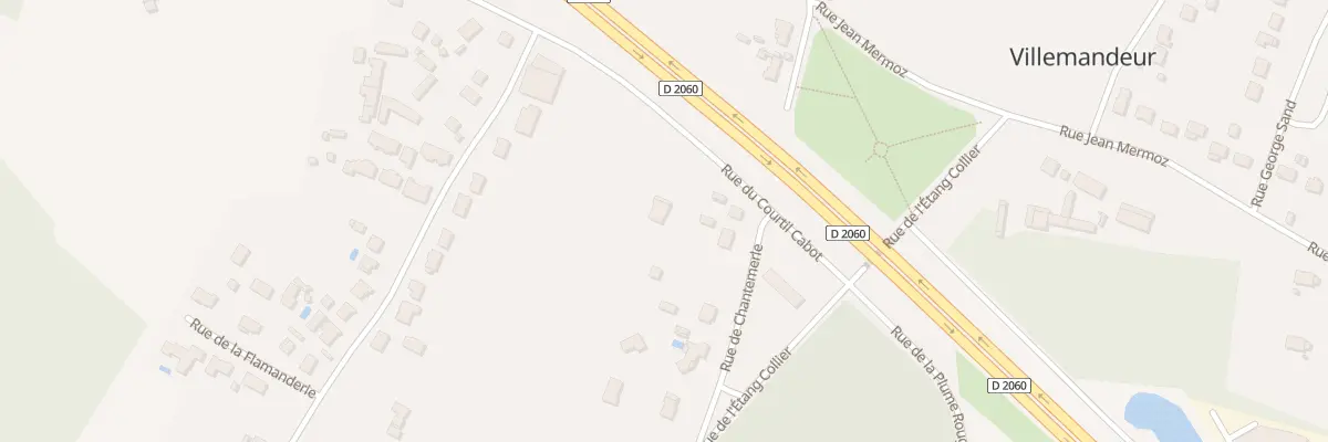 Plan du 4T Rue de Chantemerle à Villemandeur