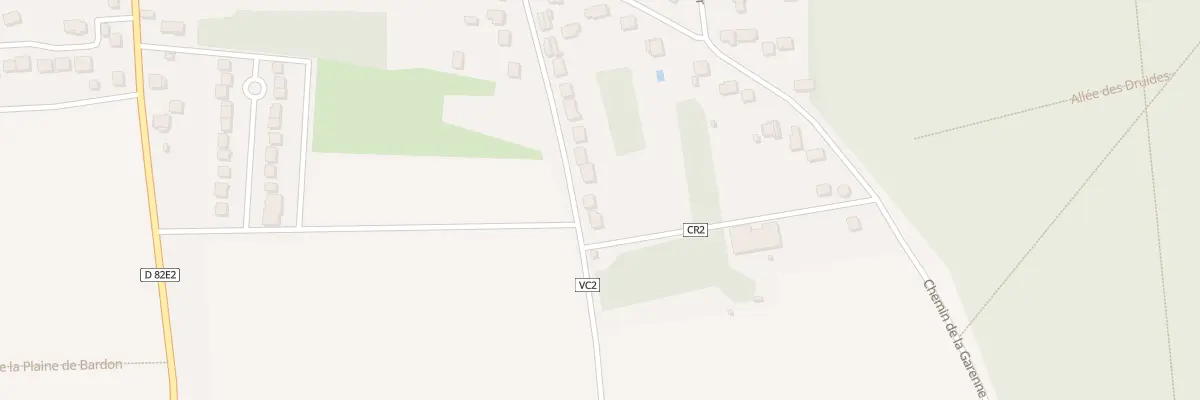 Plan du 17 Che du Canal de la Madeleine à Maincy