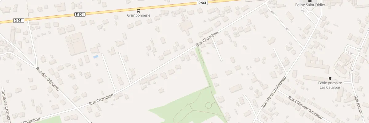 Plan du 29 Rue Chambon à Villemandeur