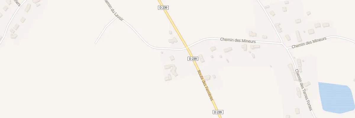 Plan du 60 Rte des Ferrières à Chamblet