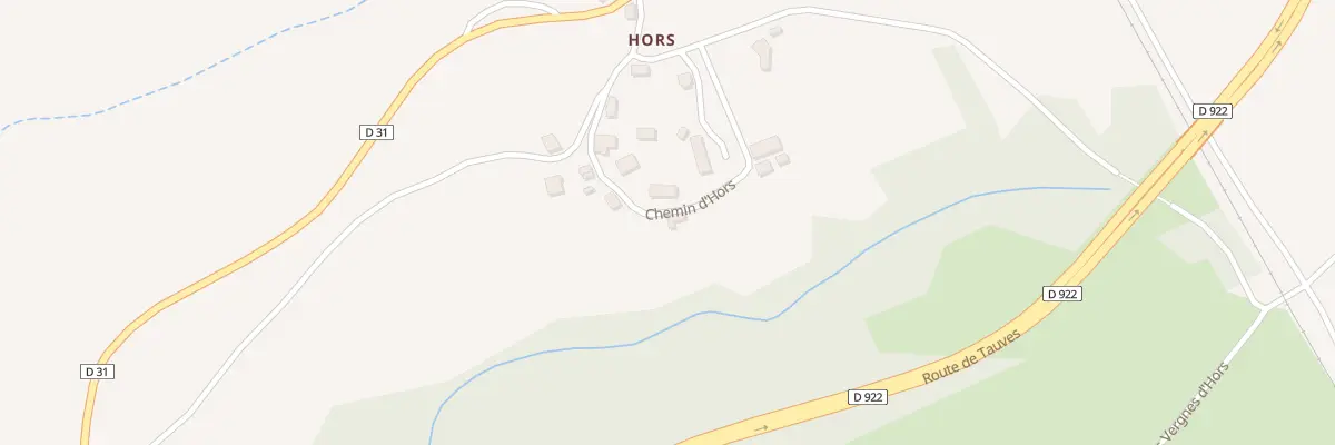 Plan du 5387 Hors à Saint-Sauves-d’Auvergne