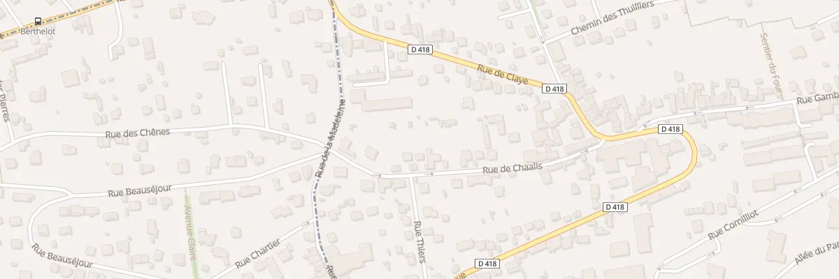 Plan du 26 Rue de Chaalis à Thorigny-sur-Marne
