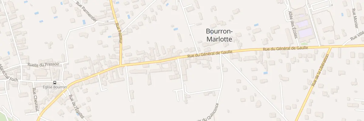 Plan du 70A Rue du Gen de Gaulle à Bourron-Marlotte