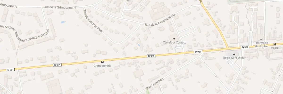 Plan du 40B Av de la Libération à Villemandeur