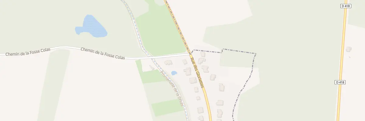 Plan du 43 Rue des Gloriettes à Carnetin