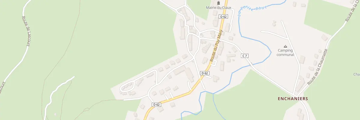 Plan du 6017 Le Bourg au Claux