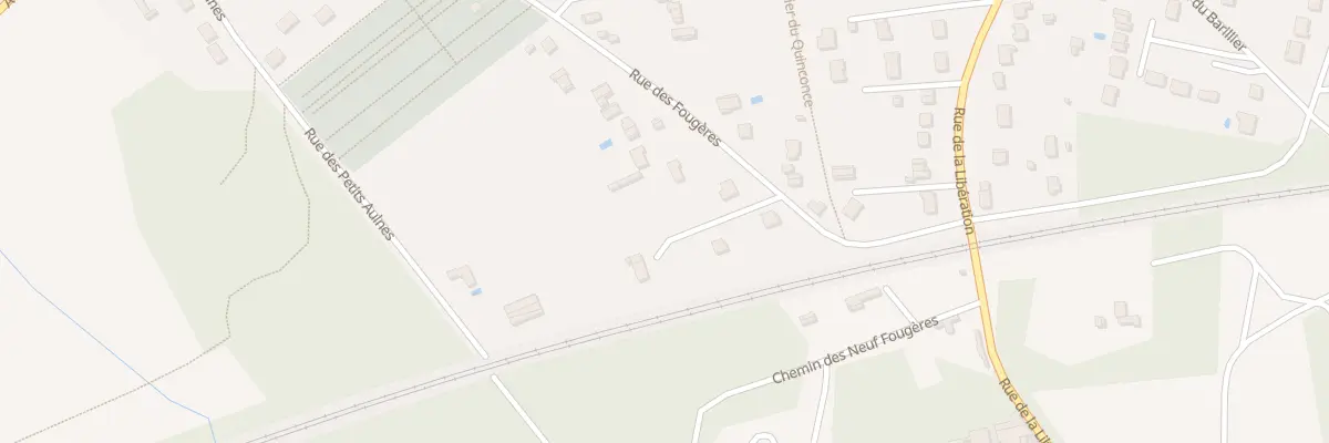 Plan du 28 Rue des Fougères à Bourron-Marlotte
