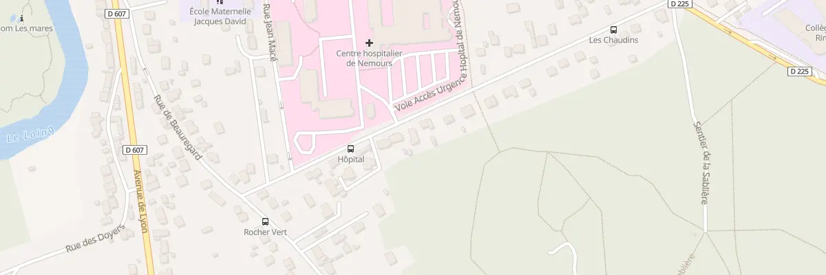 Plan du 18 Rue des Chaudins à Nemours