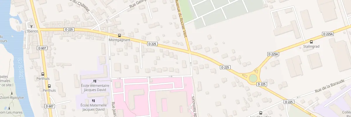 Plan du 74 Rue de Montgagnant à Nemours