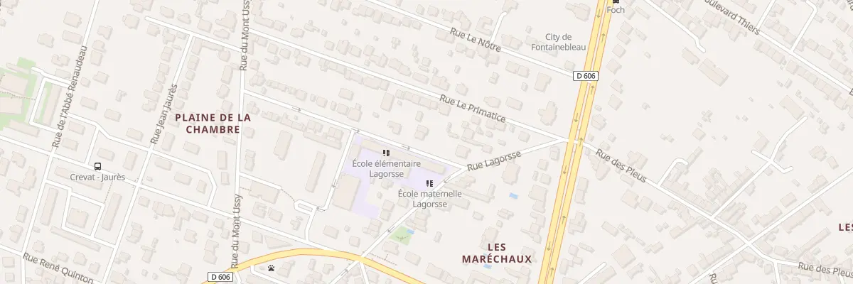 Plan du 19 Rue Emile Cheysson à Fontainebleau