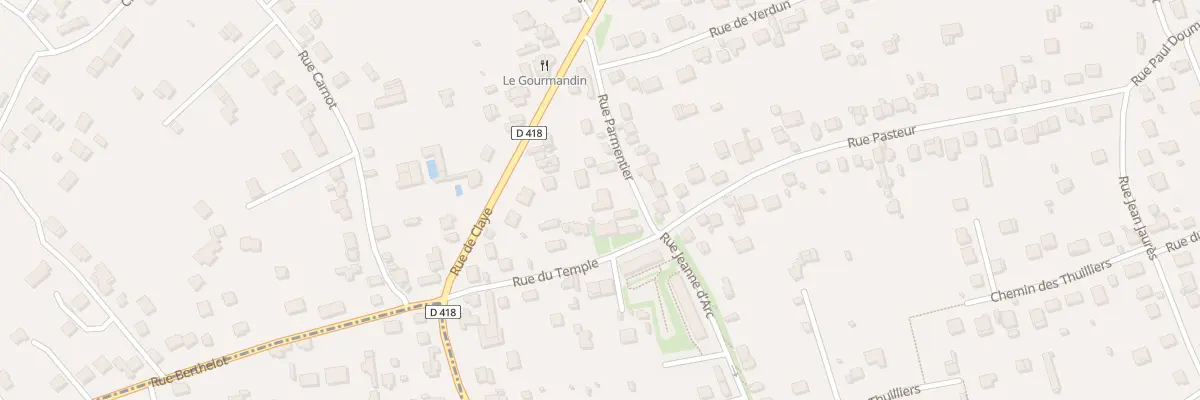 Plan du 3 Rue Parmentier à Thorigny-sur-Marne