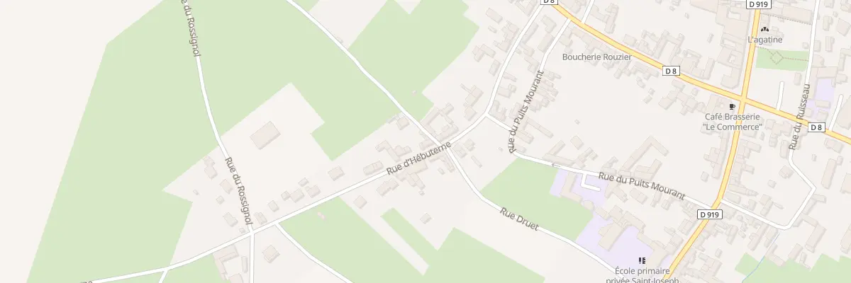 Plan du 22 Rue d’Hébuterne à Bucquoy
