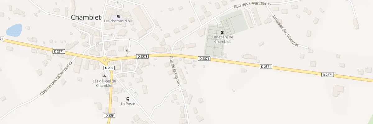 Plan du 28 Rte des Artisans à Chamblet
