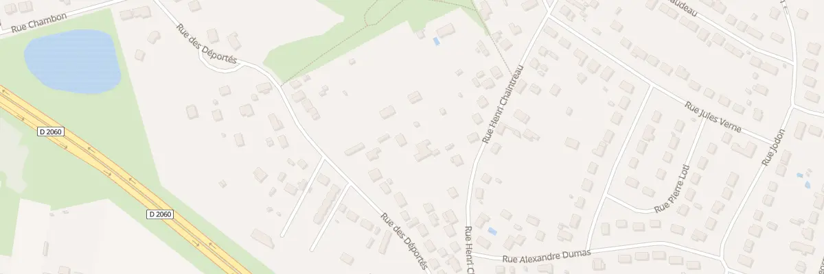 Plan du 20B Rue des Déportés à Villemandeur